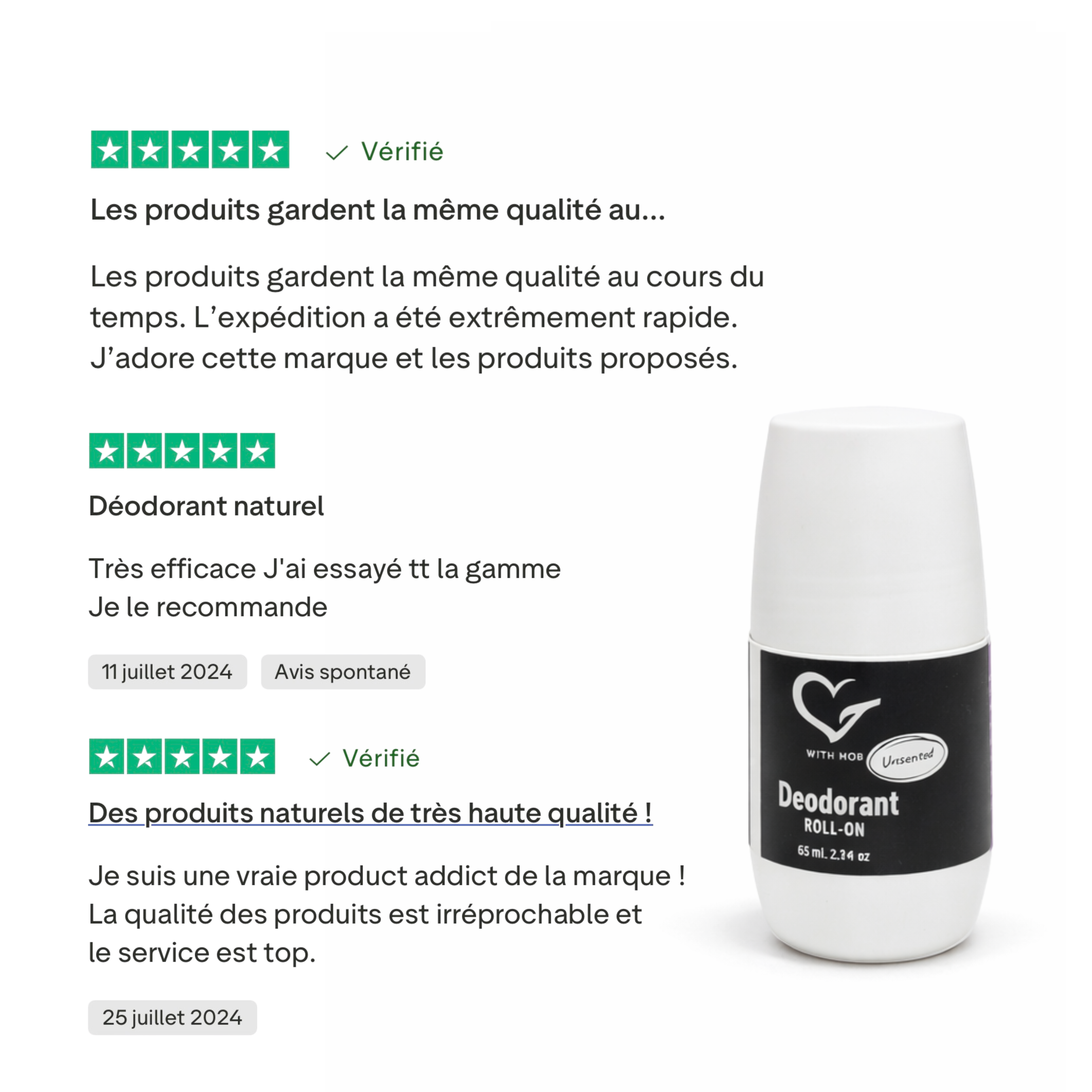 Déodorant Naturel - Sans Parfum