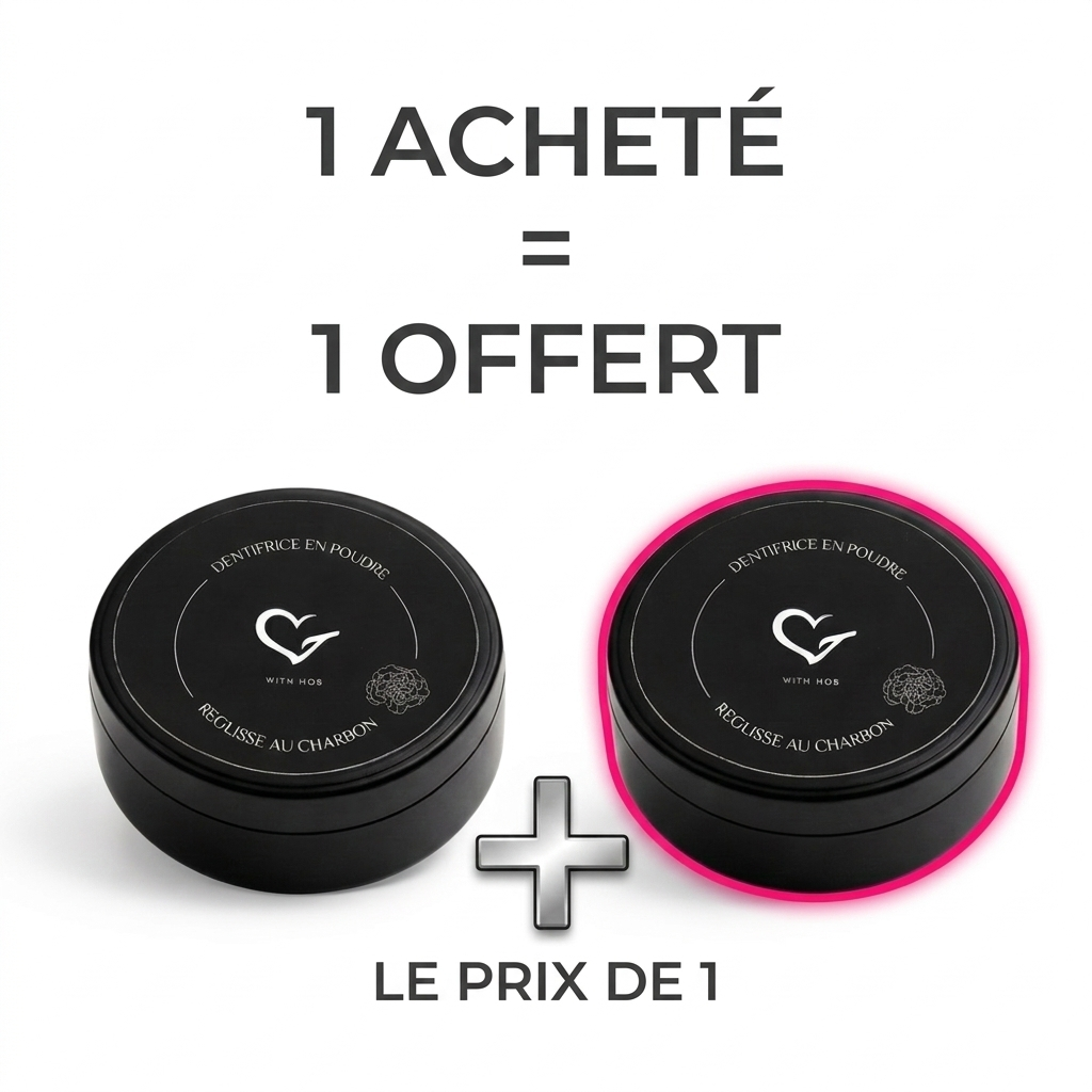 Poudre Dentifrice Moussante - 1acheté = 1offert